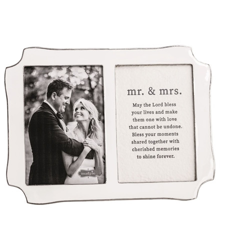 Prayer Wedding 4"X6" Double Frame