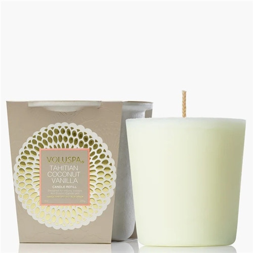 Tahitian Coconut Vanilla 9oz Classic Candle Refill