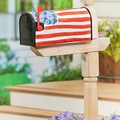 American Classic Floral Flag Mailbox Cover