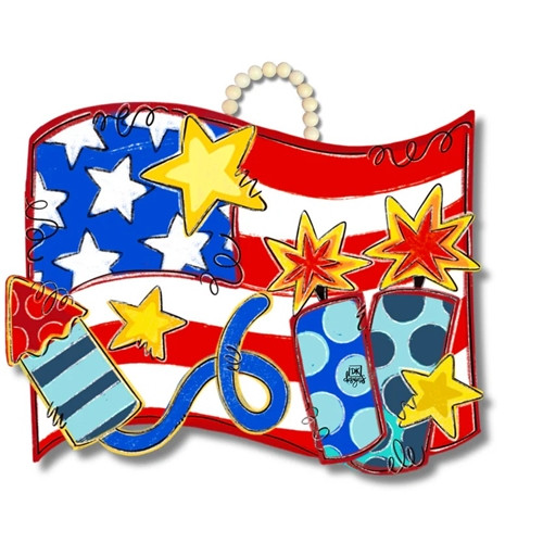 Freedom Flag Large Door Hanger