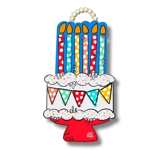 Birthday Cake Large Door Hanger