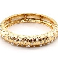 Kim Gold Pearl Bracelet