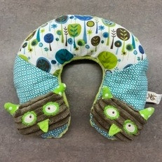 Boy Owl Travel Pillow