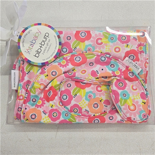 Cutie Pie Bib and Burp Cloth Set