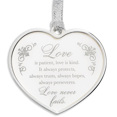 2.5" Love is Patient Ornament