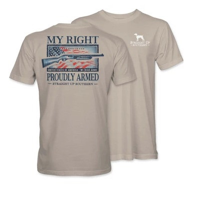 Men/s Proudly Armed Tee