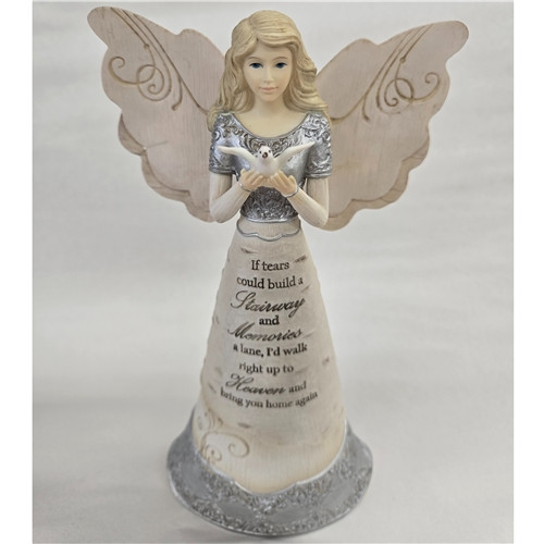 Sympathy Angel Holding a Dove