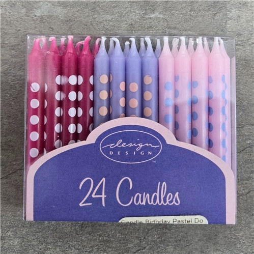 Candle Birthday Pastel Dot