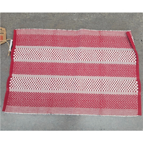 Heddle Weave Red & White Placemat