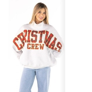 Simply Southern- Christmas Crew Mockneck- One Size