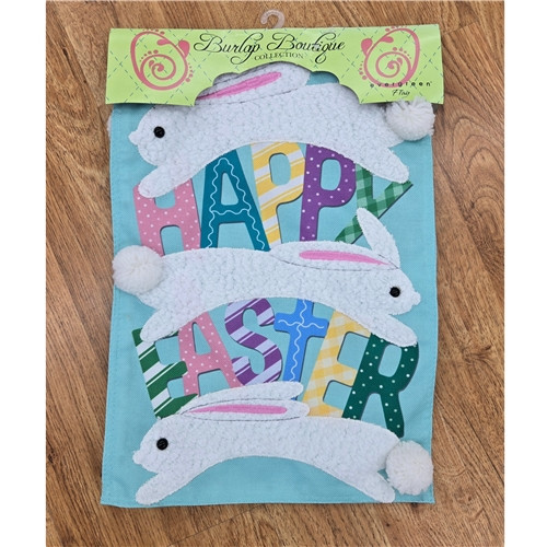 Happy Easter Bunny Flag