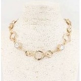 Dory Gold Clear Necklace