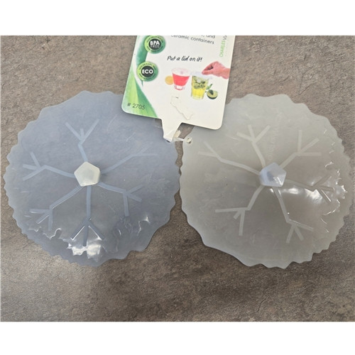 Snowflake Lid  Drink Cover
