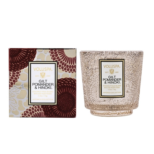 Gilt Hanoki & Pomander 9oz Classic Candle