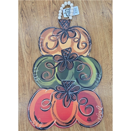 DK Designs Pumpkin Stack Door Hanger