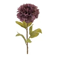 Dahlia Stem 24"H Polyester Purple