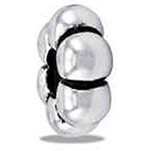 Flower Stopper Silver Davinci Bead Flower Stopper Silver Davinci Bead