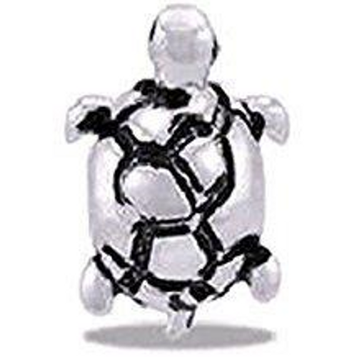 Turtle Silver Bead Turtle Silver Bead