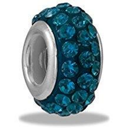 December Slim Crystal Davinci Bead December Slim Crystal Davinci Bead