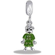 August Dangle Boy Davinci Bead
