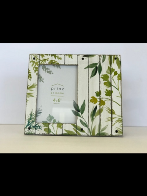 Herb Garden White Plank Frame
