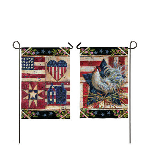 American Folk Quilt Flag American Folk Quilt Flag