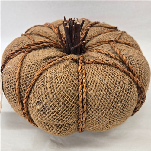 Small Burlap Pumpkin