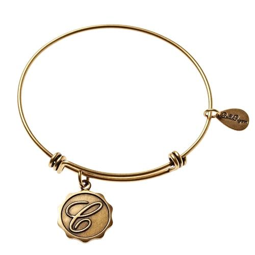 Gold Bangle Letter C - BR Gold Bangle Letter C - BR