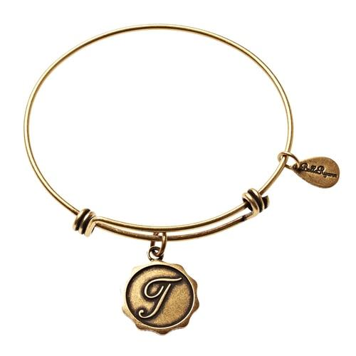 Gold Bangle Letter T - BR Gold Bangle Letter T - BR
