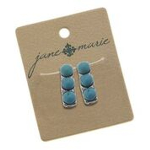 3 Stone Slide Turq on Silver