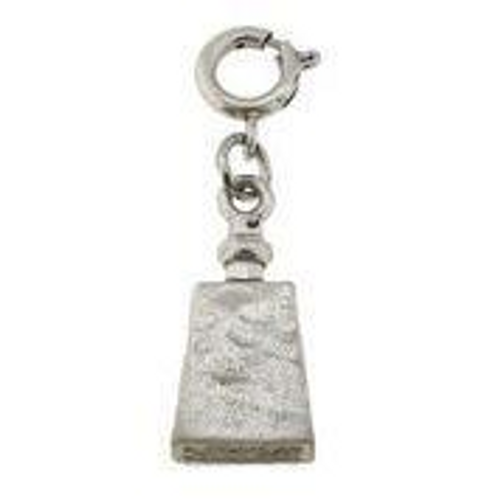 JM Silver Cow Bell Charm JM Silver Cow Bell Charm