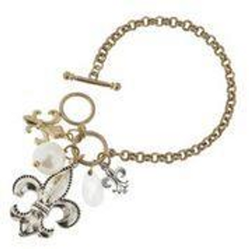 JM Worn Gold/Silver Ox Theme Br