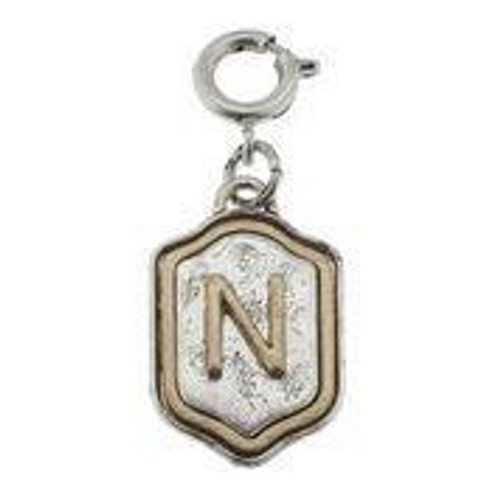 Two Tone Monogram Charm N Two Tone Monogram Charm N