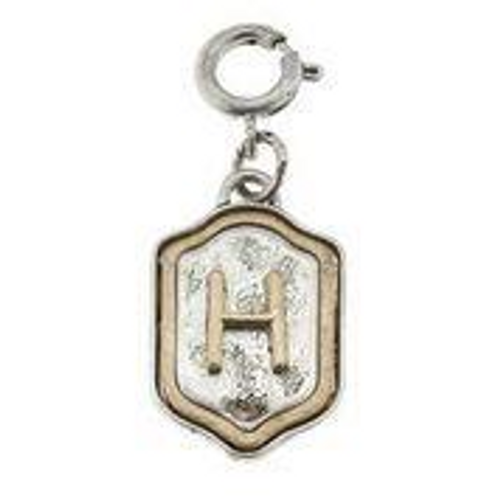 Two Tone Monogram Charm H