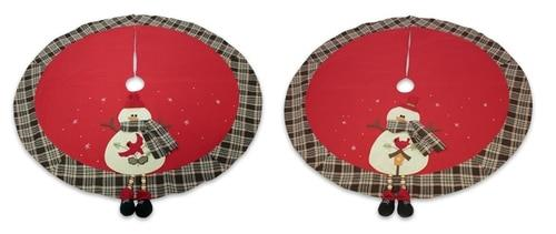 Snowman w/Cardinals Tree Skirt Snowman w/Cardinals Tree Skirt