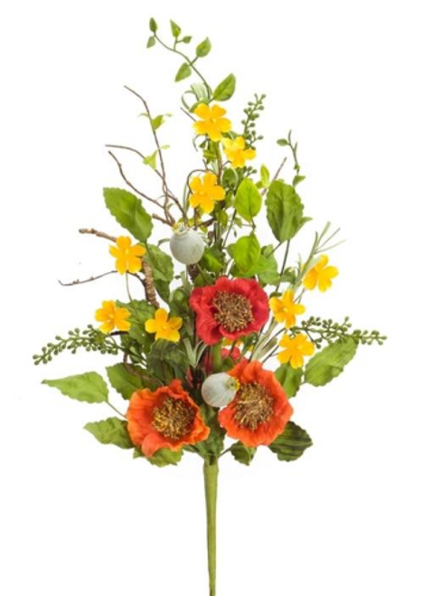 Poppy Bush - Red Poppy Bush - Red