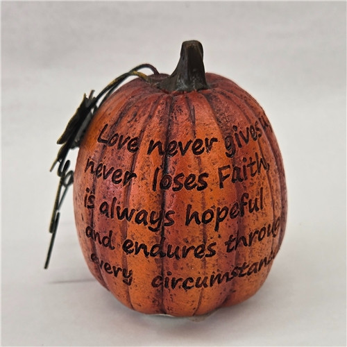 Rustic Pumpkin Figure