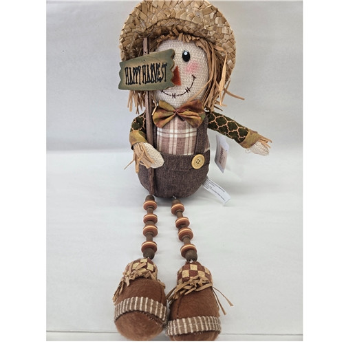 Plush Scarecrow Shelf Sitter