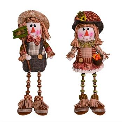 Plush Scarecrow Shelf Sitters sold separately