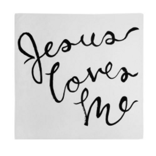 Jesus Loves Me Swaddle Blanket Jesus Loves Me Swaddle Blanket