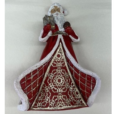 St Nick Red and Gold Figurine