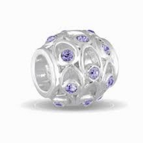 June CZ Cutout Davinci Bead June CZ Cutout Davinci Bead