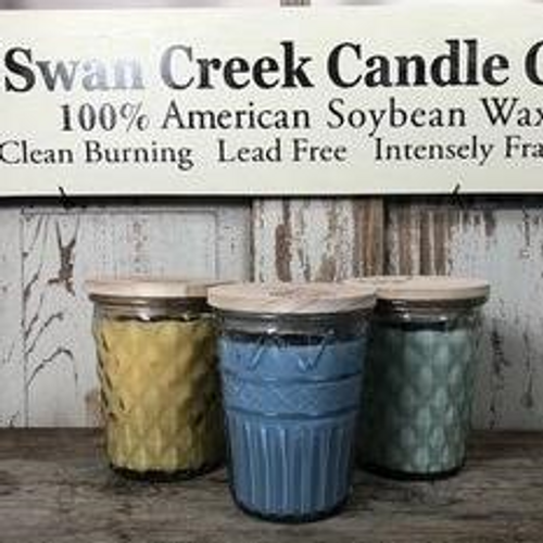 Swan Creek Timeless Glass Soy Candles