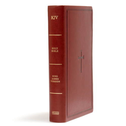 Holman King James Version Large Print Personal Size Reference Bible, Brown Cross, Index