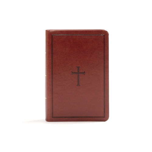 KJV Large Print Compact Reference Bible, Brown LeatherTouch LeatherTouch by Holman Publishers