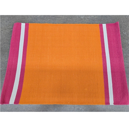 Cargo Stripe Placemat Tangerine