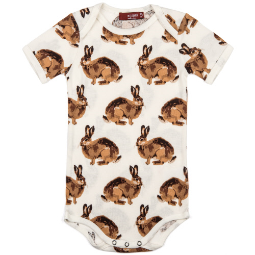 Short Sleeve One Piece Onesie Bunny 6-12months Short Sleeve One Piece Onesie Bunny 6-12months