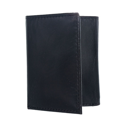 Italian Leather RFID Secure Tri-Fold Wallet