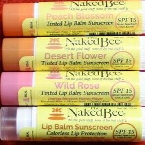 SPF15 Tinted Lip Balm and colorless