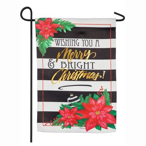 Merry and Bright Garden Suede Flag Merry and Bright Garden Suede Flag